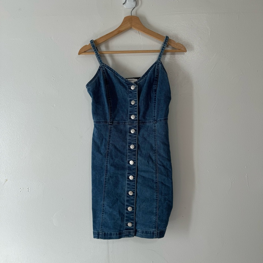 Cutie Stretch Denim Mini Dress